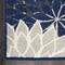 Homeroots 5 x 8 ft. Blue Large Floral Indoor & Outdoor Area Rug 384820 - alternate 6